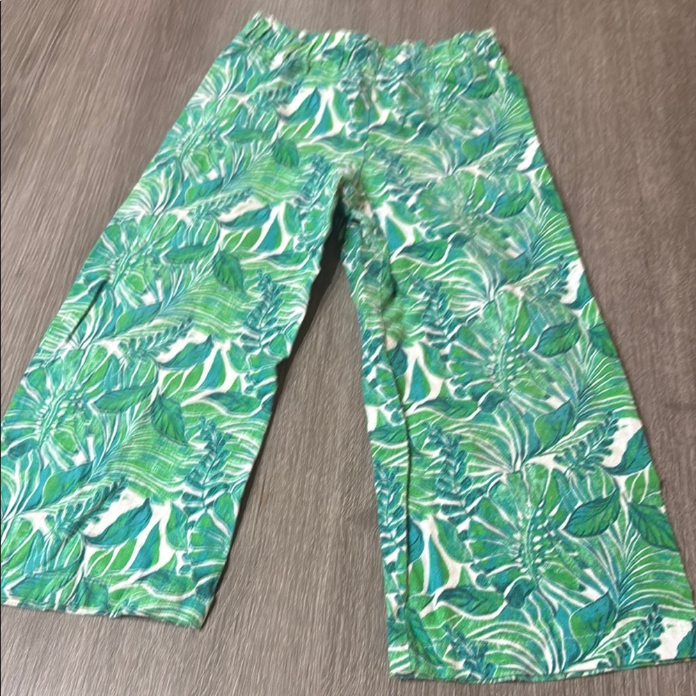 Tropical Green Kids Pants